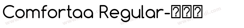 Comfortaa Regular字体转换